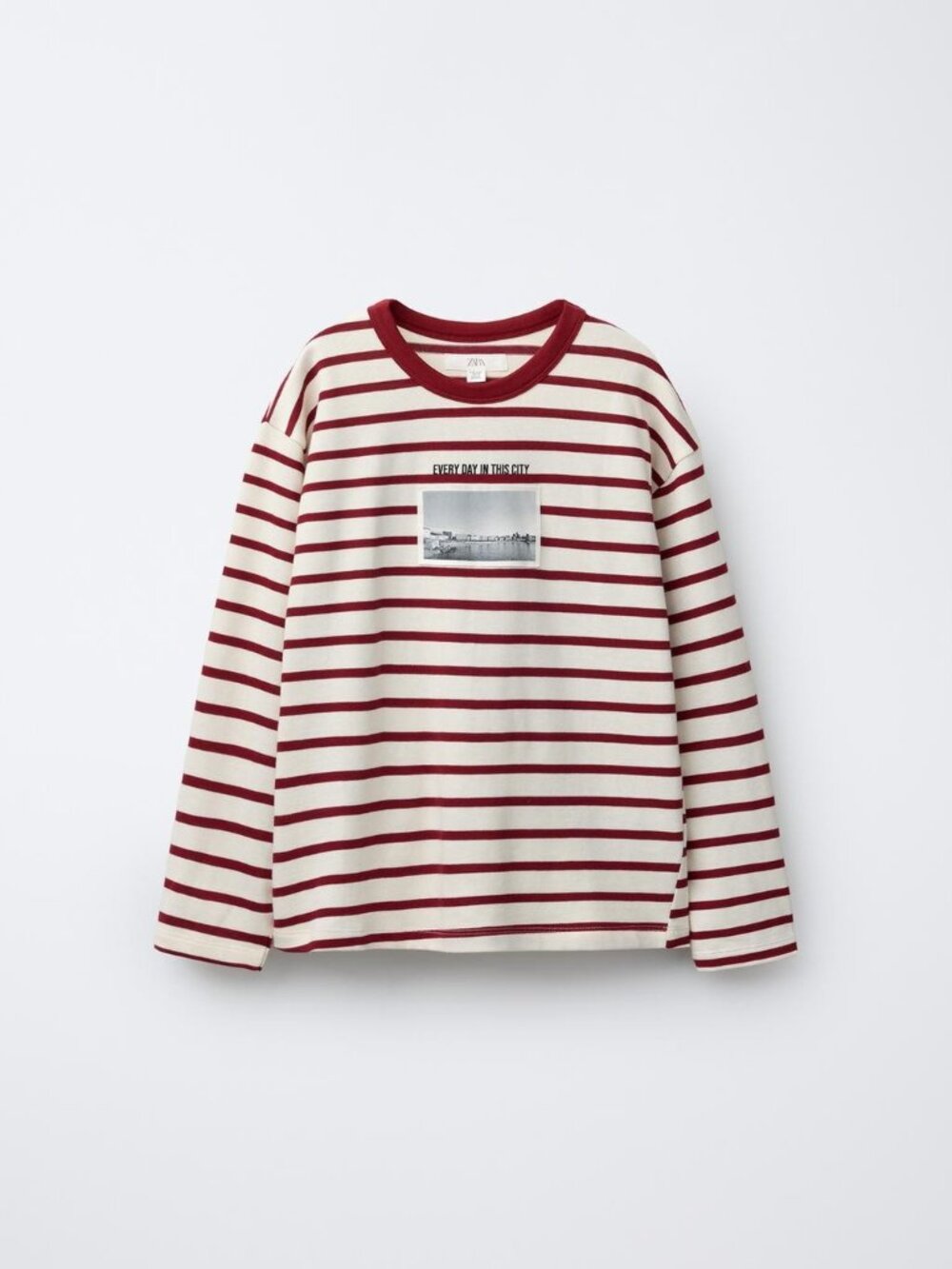 NWOT Zara Girl's Oversized T-Shirt Blouse Top Size XL 12-13